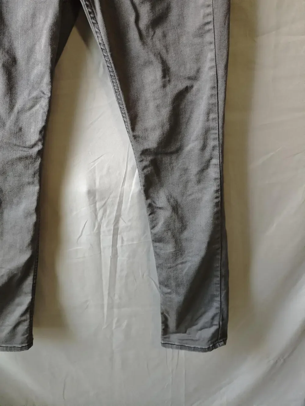 Levis 511 Jeans Mens 30x32 Gray Slim Fit Stretch Tapered Denim Pants Casual